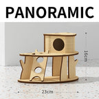 專業木製倉鼠樹屋別墅 - 攀爬隱藏樂園