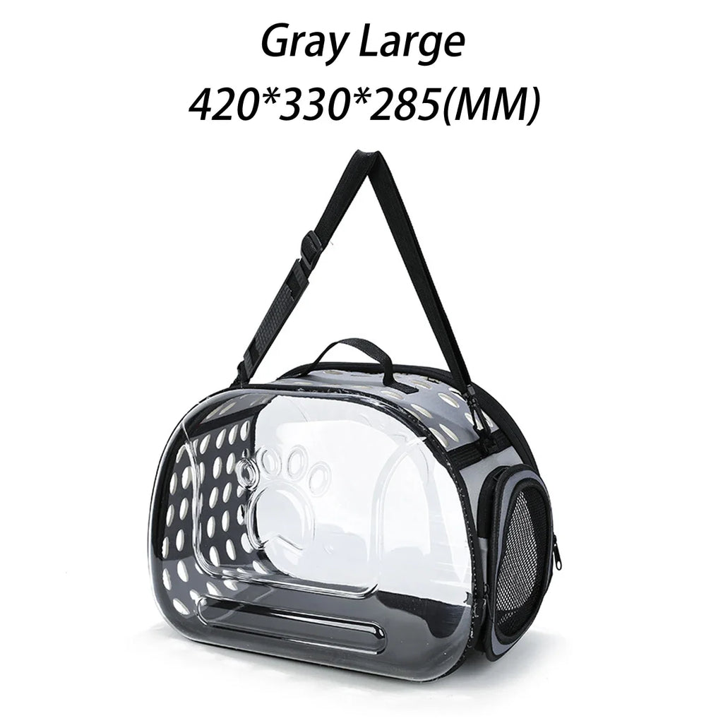 寵物肩背旅行包 - 透氣貓狗外出隨身包