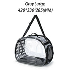 寵物肩背旅行包 - 透氣貓狗外出隨身包