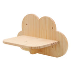 壁掛式50cm貓爬架梯 - 舒適吊床與西扎麻抓抓樂