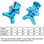 可愛恐龍連帽外套 - 秋冬加厚寵物保暖服