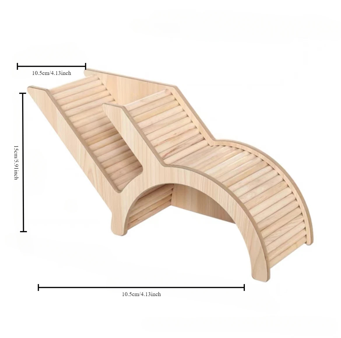 專業木製倉鼠爬梯秘密小屋 - 互動玩樂天堂