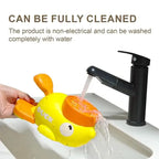 卡通小黃鴨互動智力玩具 - 寵物訓練進食好夥伴