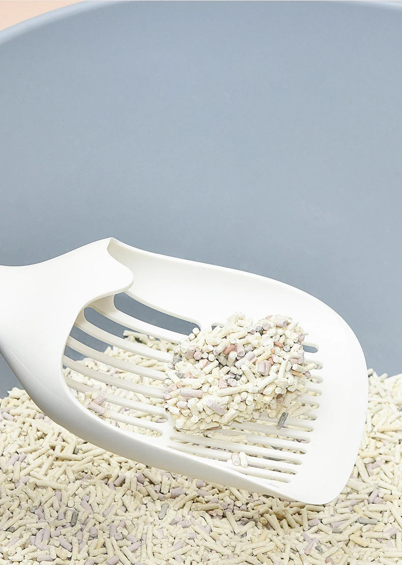 塑膠貓砂鏟 - 自潔貓廁清潔工具