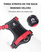 反光中大型犬戰術背心配帶 - 1680D防水牛津布