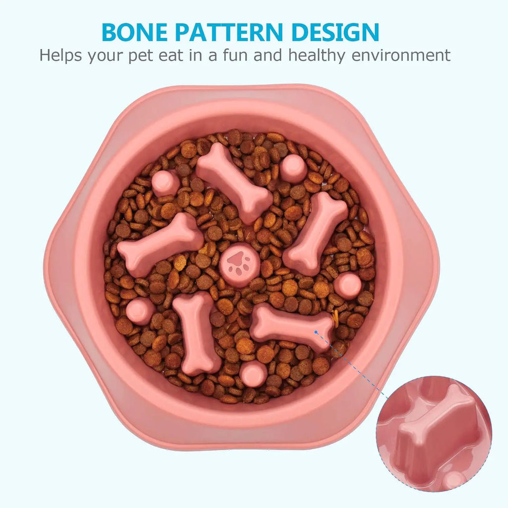 防吞防噎狗狗慢食碗 - 健康飲食神器
