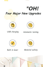 智能電動貓互動滾球玩具 - 充電式假尾娛樂神器