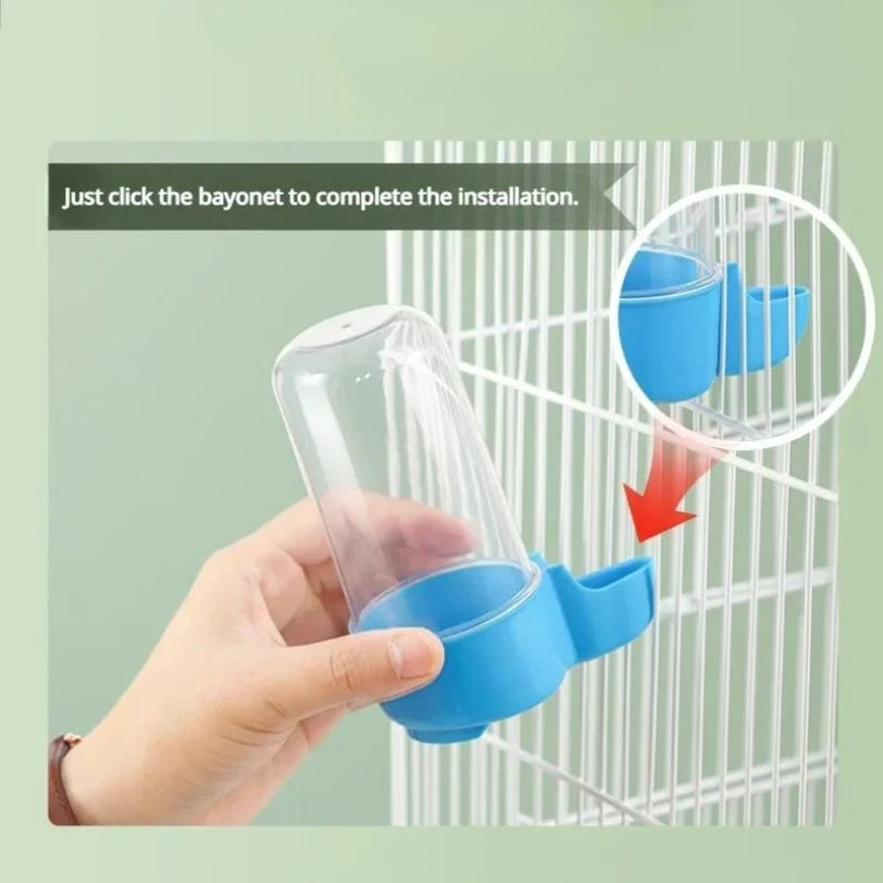 懸掛式自動鳥類飲水器 - 鸚鵡鳥籠水瓶配件