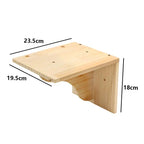 多功能壁掛貓樹 - 攀爬抓板跳台全能組合