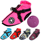 冬季防水狗狗外套 - 耐用防風寵物保暖服