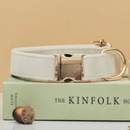 多色絲絨豪華寵物頸圈 - 舒適皮帶頸圈