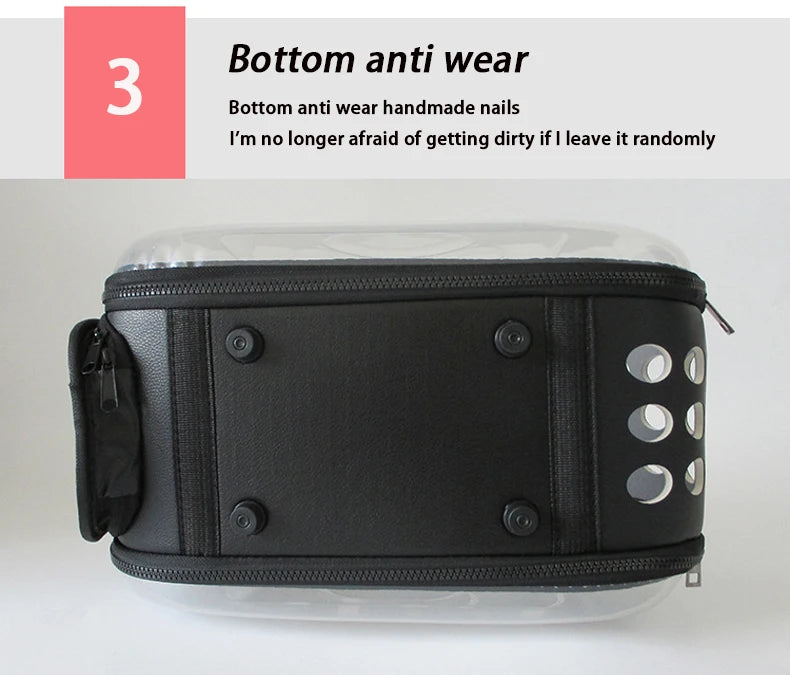 寵物肩背旅行包 - 透氣貓狗外出隨身包