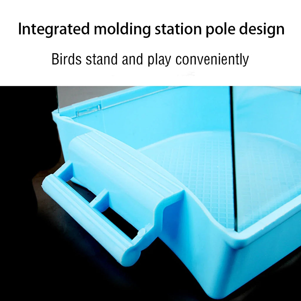 懸掛式鳥類沐浴盒 - 鸚鵡淋浴籠配件