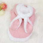 可愛兔耳連帽外套 - 秋冬貓咪保暖時尚服