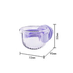 防溢透明鸚鵡餵食碗 - 籠掛式鳥食器