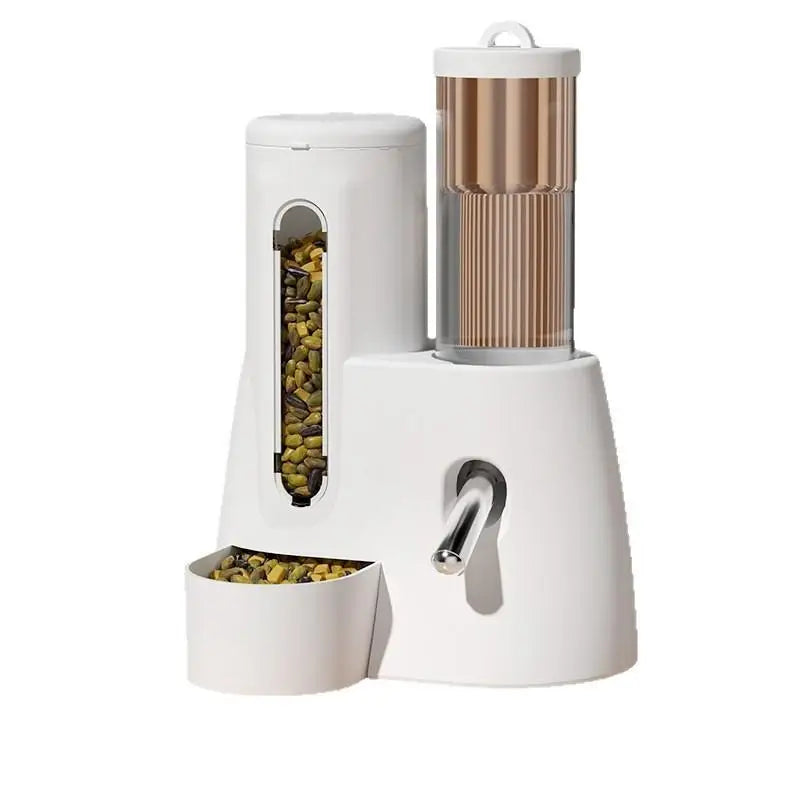 2合1倉鼠自動進食飲水器 - 大容量防漏設計