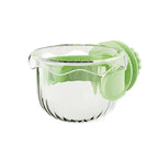 防溢透明鸚鵡餵食碗 - 籠掛式鳥食器