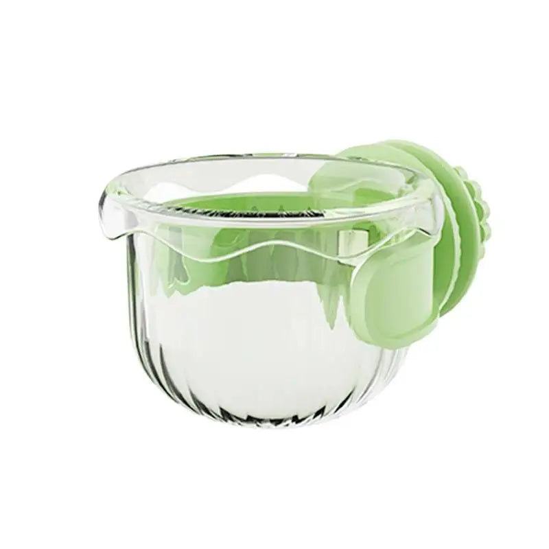 防溢透明鸚鵡餵食碗 - 籠掛式鳥食器
