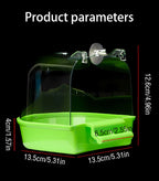 懸掛式鳥類沐浴盒 - 鸚鵡淋浴籠配件