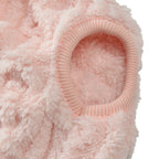 舒適毛絨連帽毛衣 - 秋冬小中型寵物保暖服