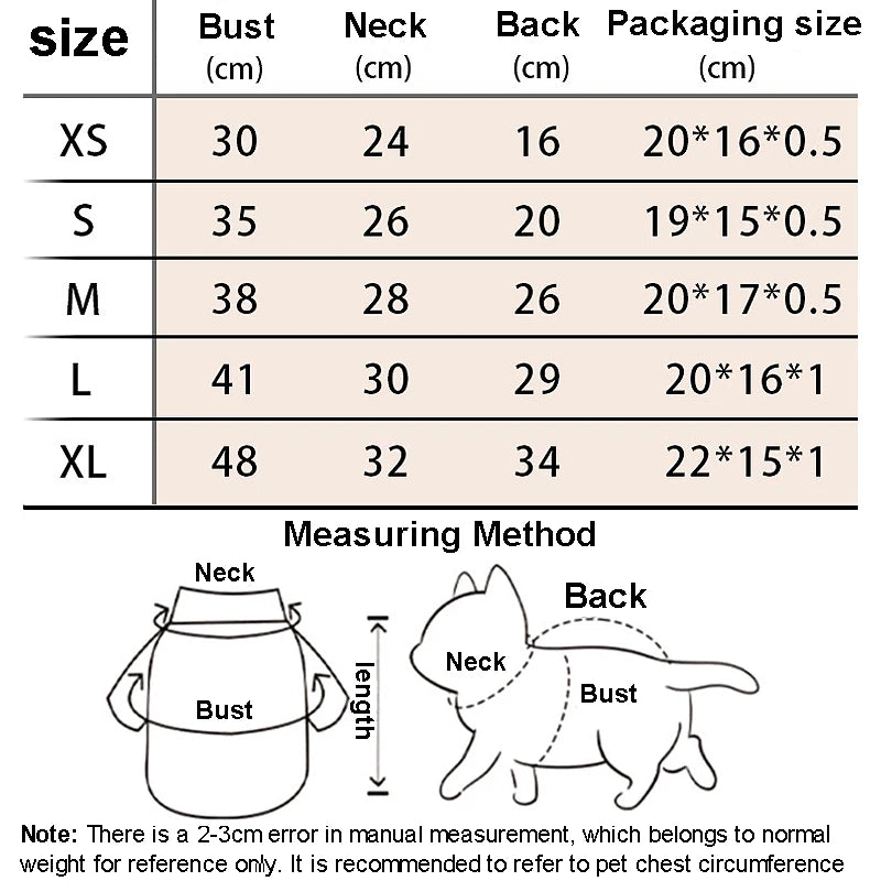 舒適毛絨連帽毛衣 - 秋冬小中型寵物保暖服